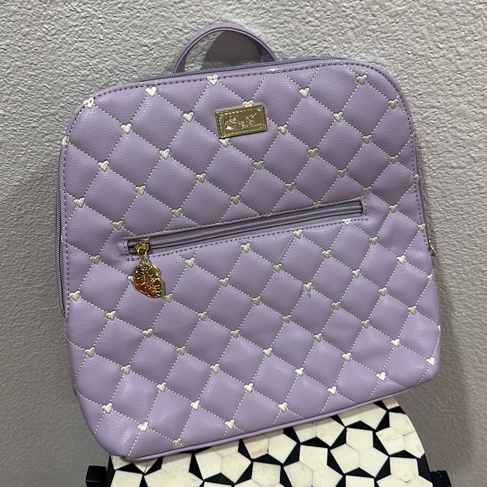 Lilac Betsey Johnson Backpack